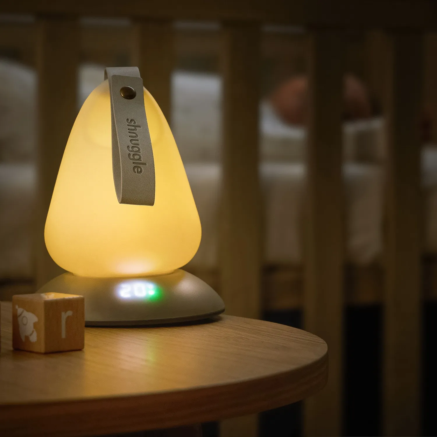 Shnuggle Moonlight Plus natlampe bærbar