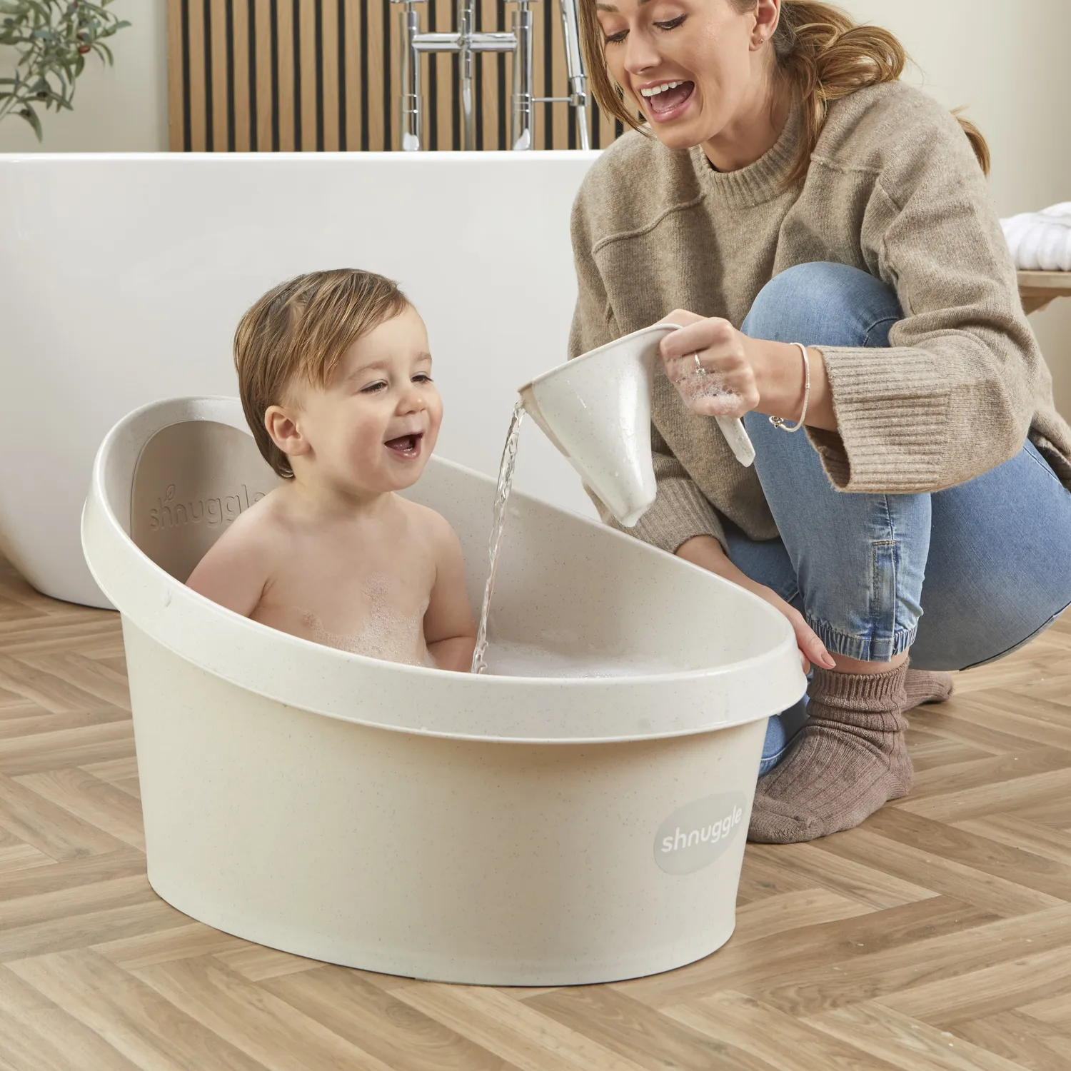 Shnuggle Eco Washy skyllekande genbrugsplast