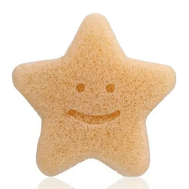 Shnuggle Natural Star badesvamp 2-pak konjac