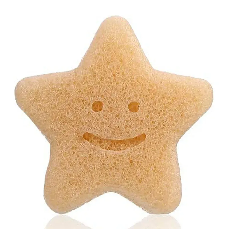 Shnuggle Natural Star badesvamp 2-pak konjac
