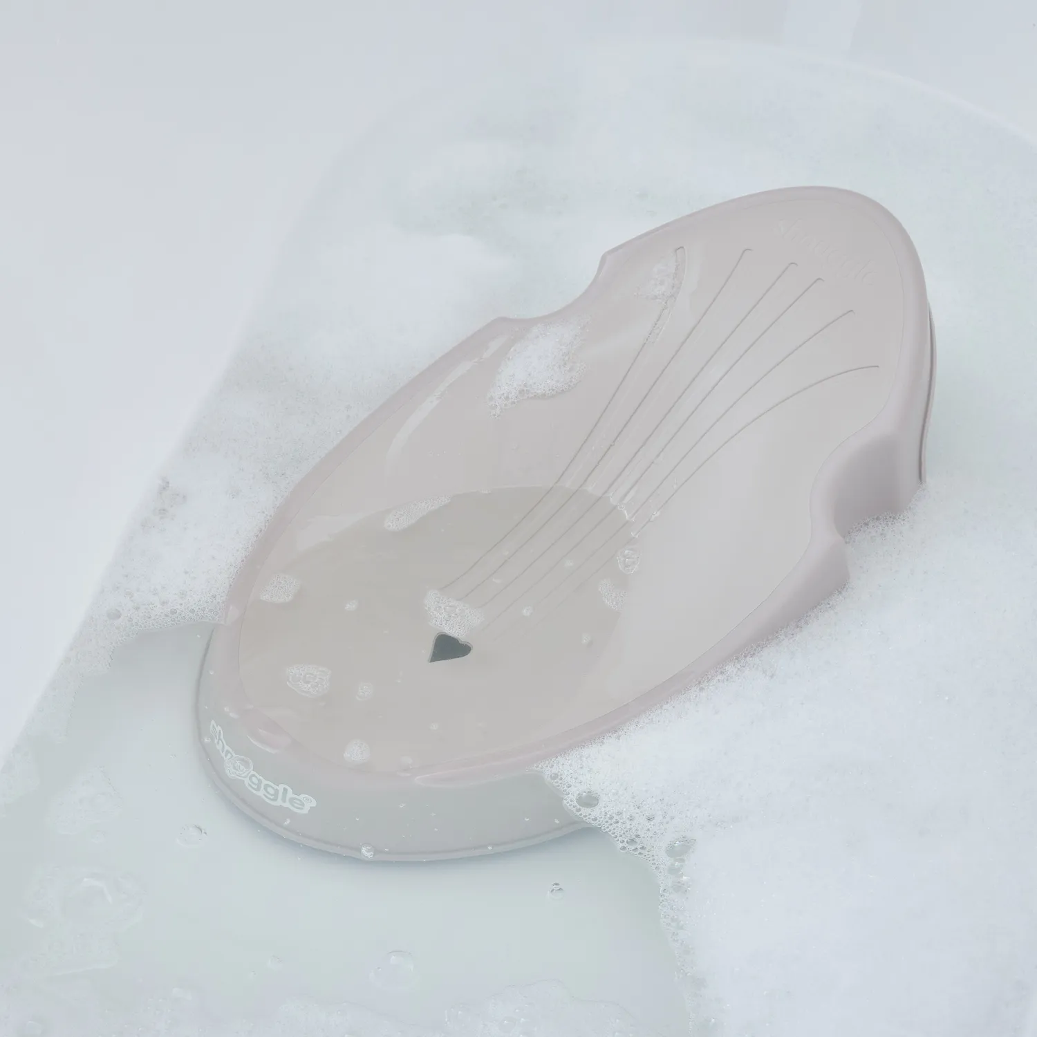 Shnuggle Newborn Bath Support badestøtte hvid blød