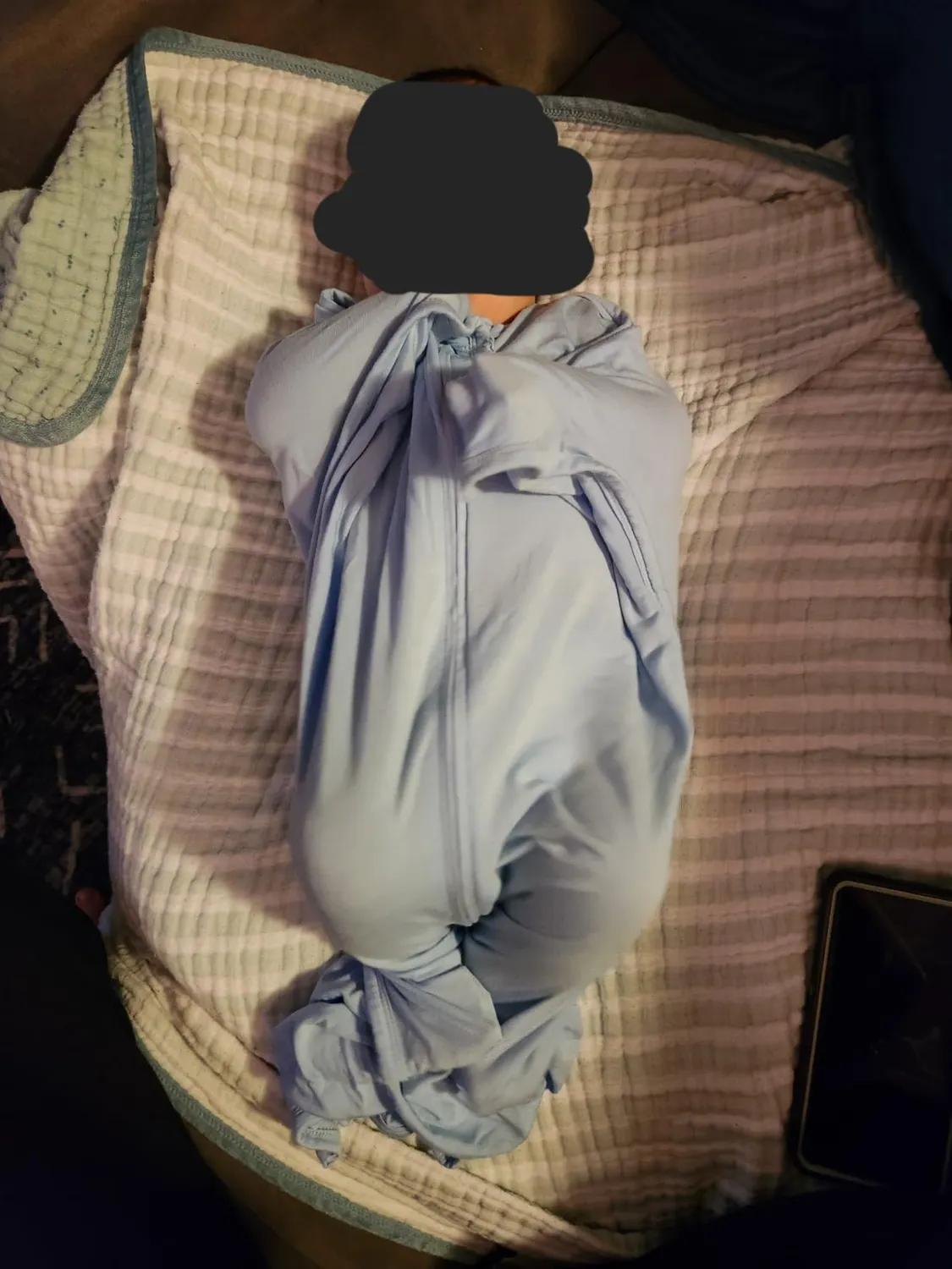 Sleeping Baby Zipadee-Zip svøb XS bambus peach fuzz 0,2 TOG