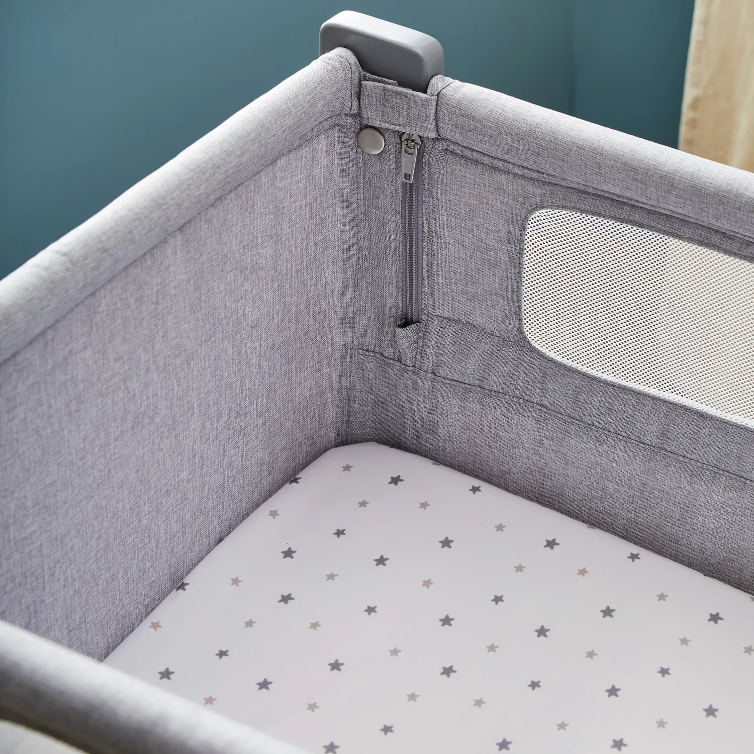 Shnuggle Air Lite lagen stars 2-pak bomuld 80x40