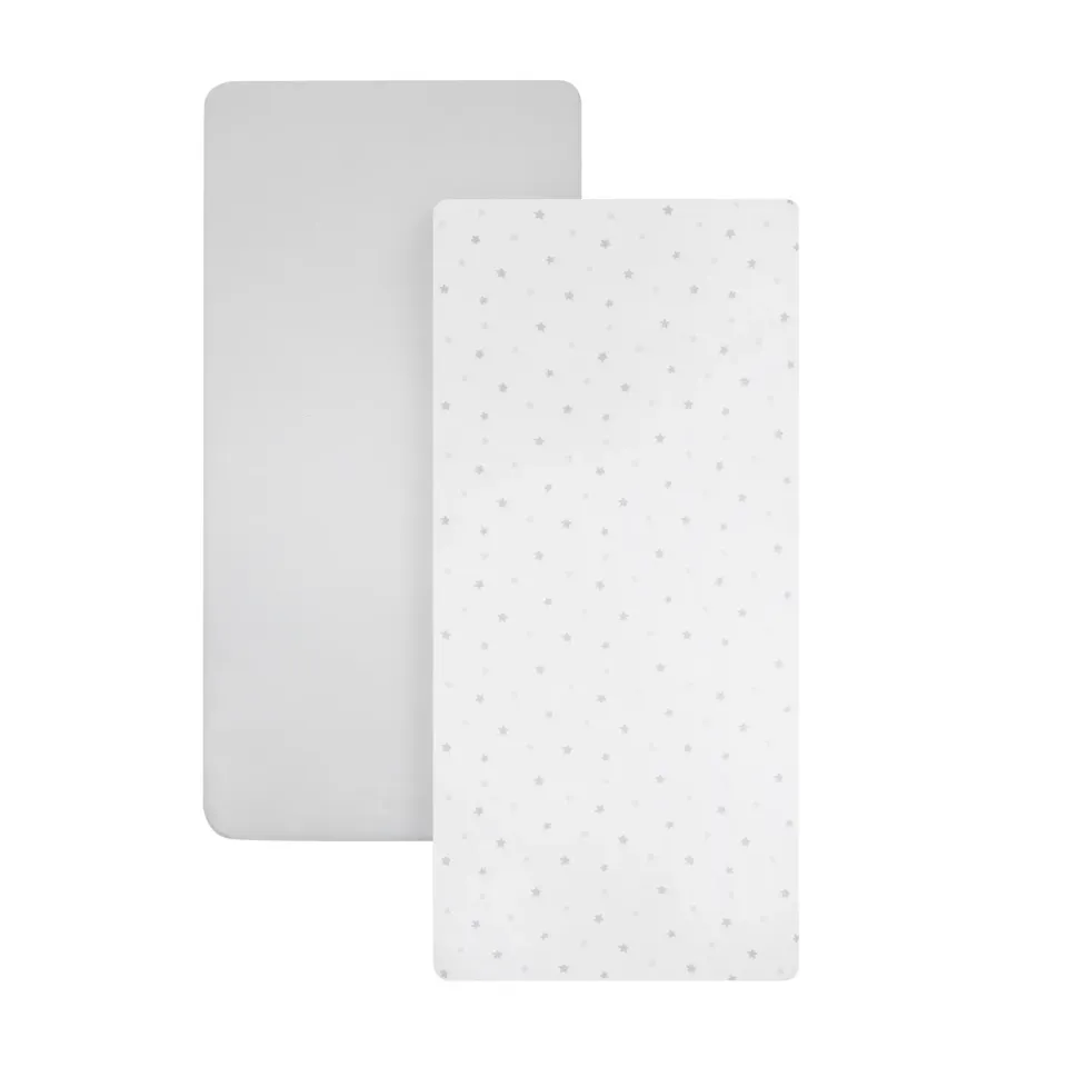 Shnuggle Air Lite lagen stars 2-pak bomuld 80x40