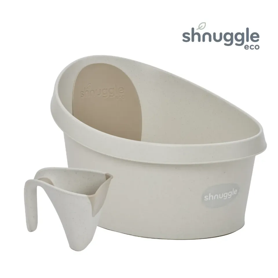 Shnuggle Eco småbørnsbad + Washy bundle