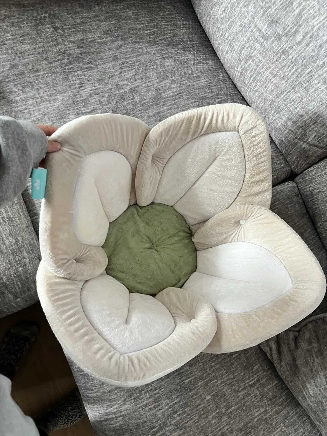 Blooming Bath Lotus badesæde pink-hvid-grå blød vask