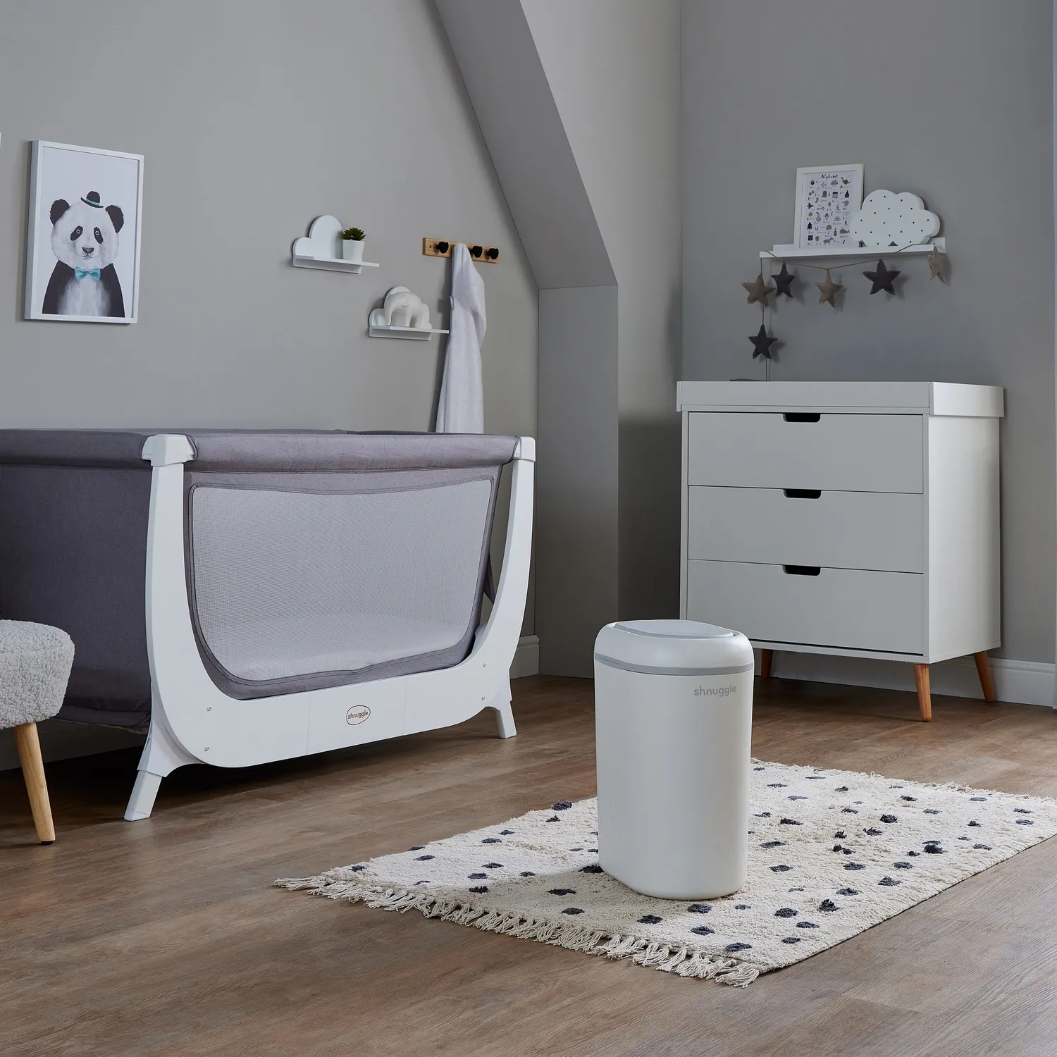 Shnuggle Eco-Touch blespand taupe uden kassette