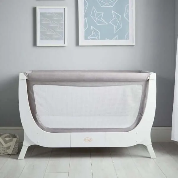 Shnuggle Air tremmeseng kit stone grey 0-2 år
