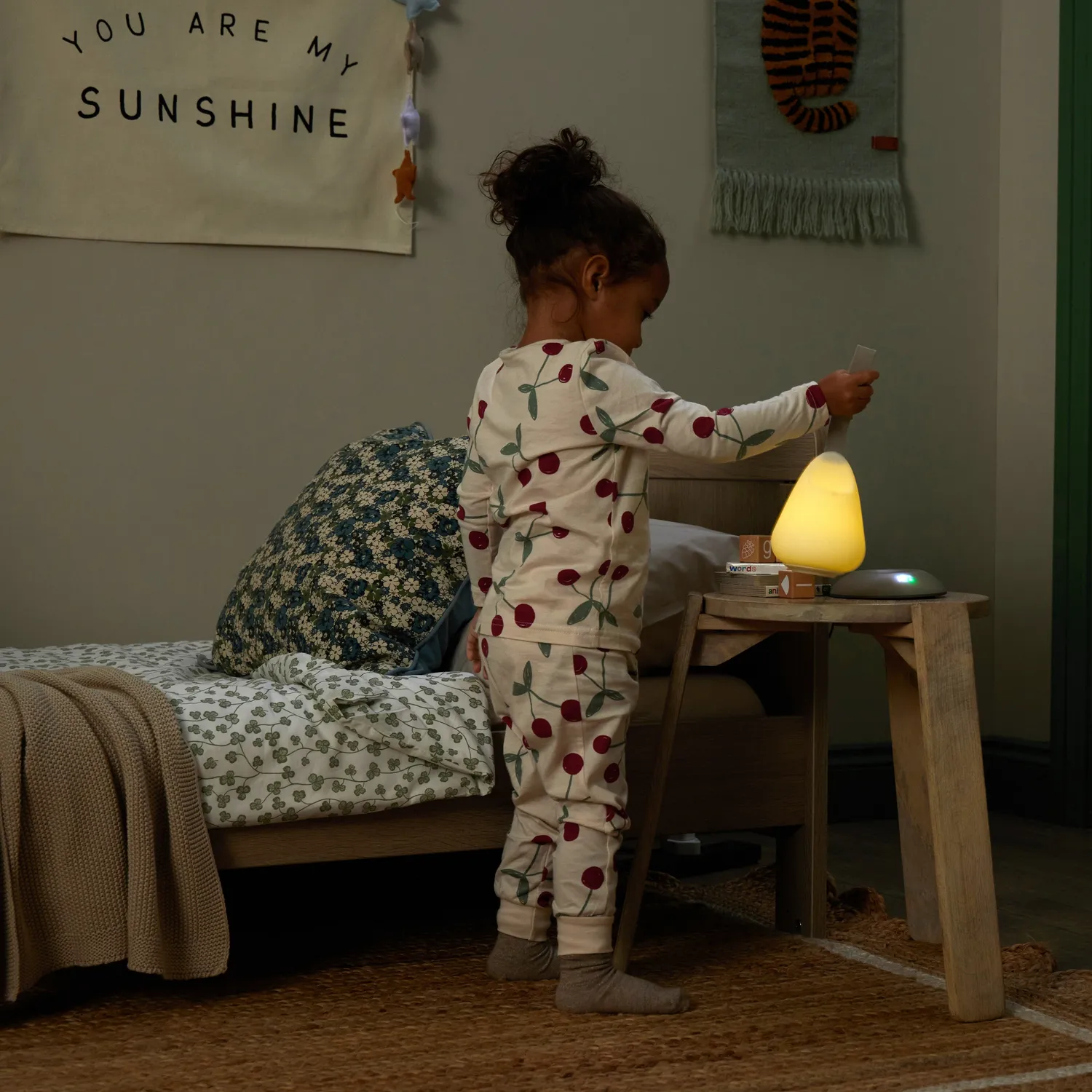 Shnuggle Moonlight Plus natlampe bærbar