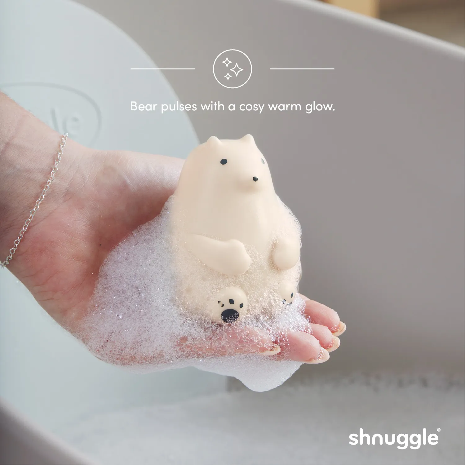 Shnuggle Bath Buddies badelegetøj 3-pak med lys