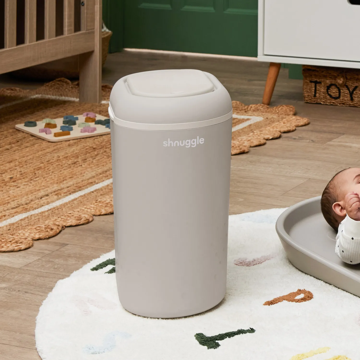 Shnuggle Eco-Touch blespand taupe uden kassette