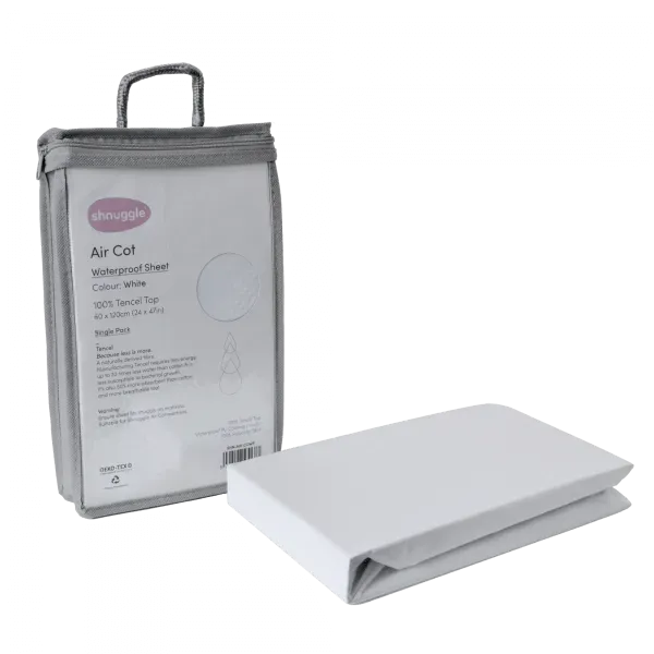 Shnuggle Air lagen vandtæt 120x60 cm Tencel
