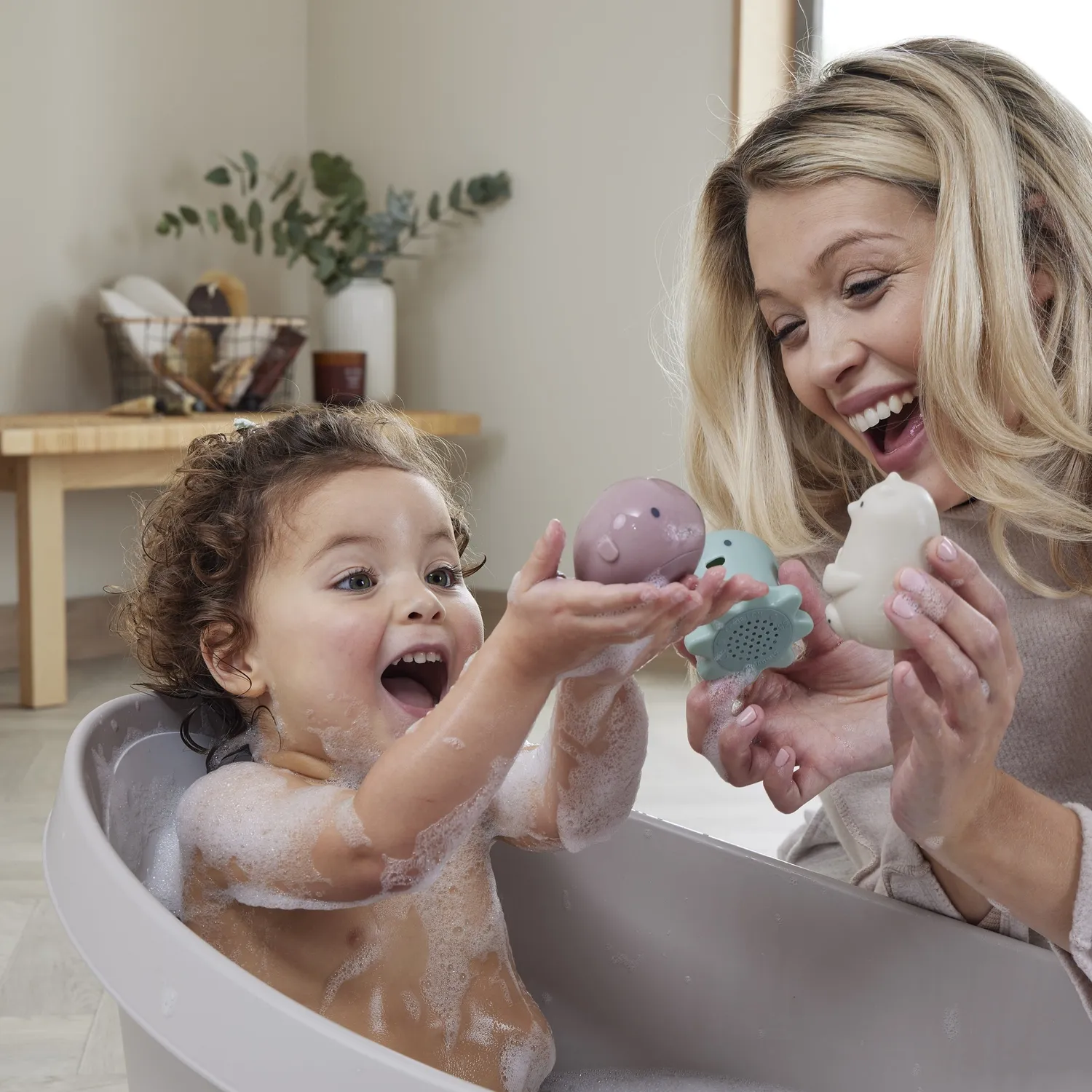 Shnuggle Bath Buddies badelegetøj 3-pak med lys