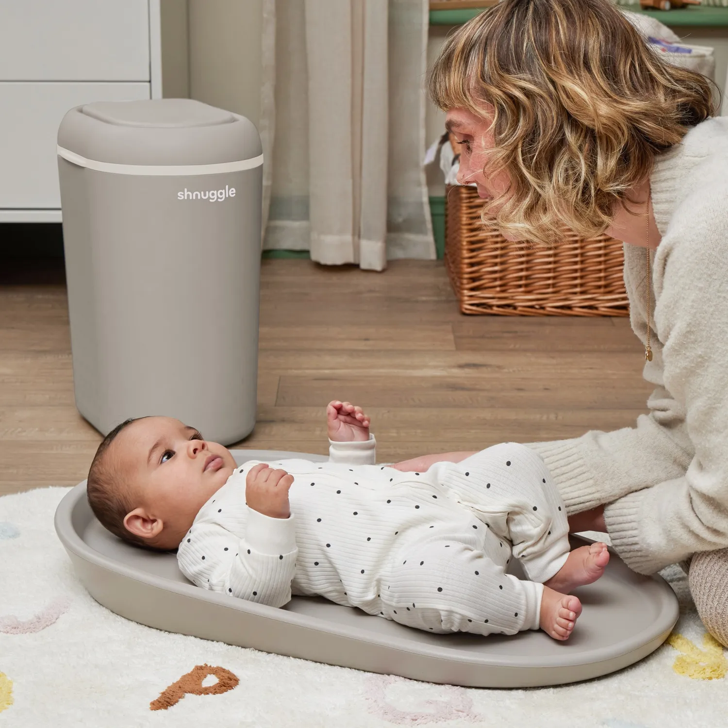 Shnuggle Eco-Touch blespand taupe uden kassette
