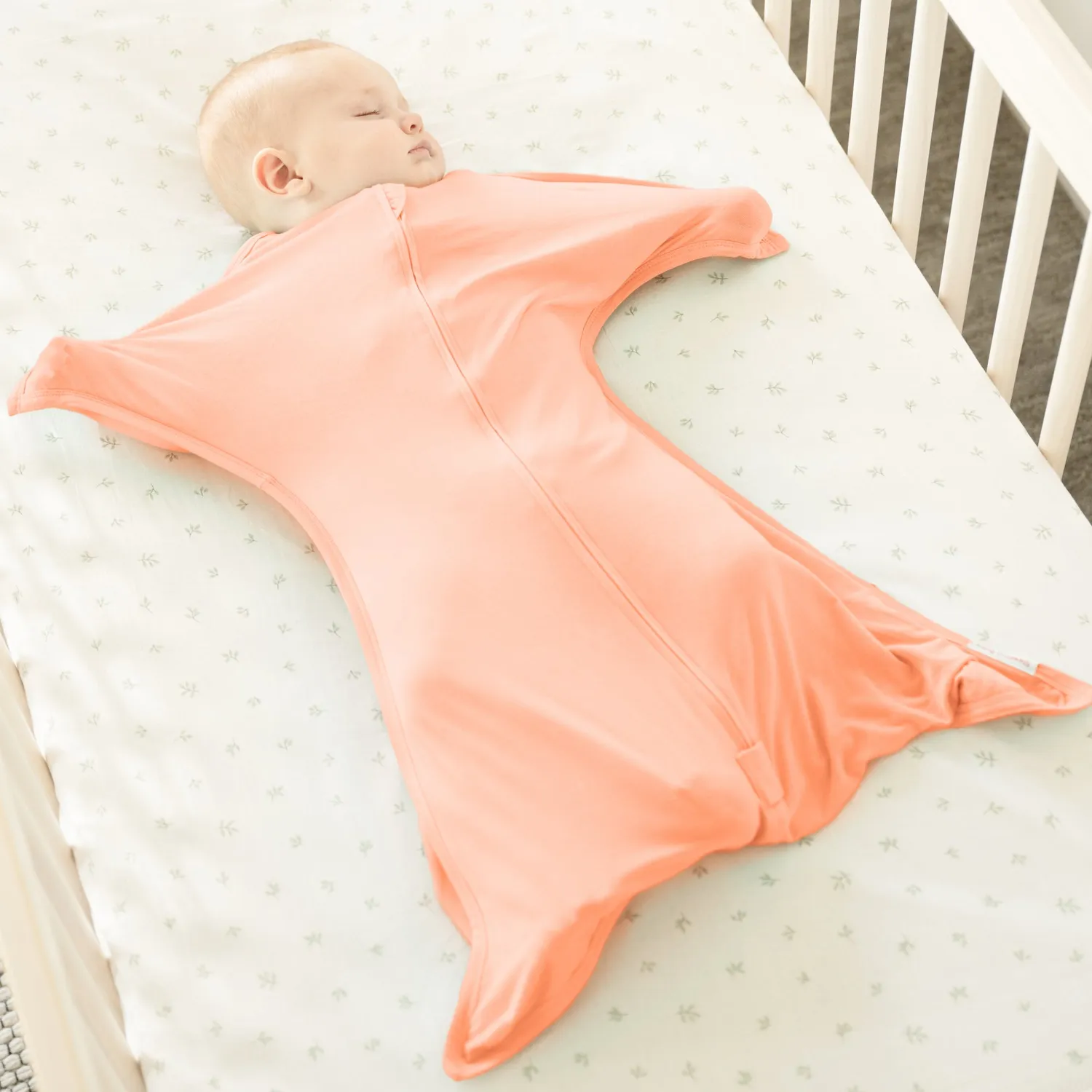 Sleeping Baby Zipadee-Zip svøb XS bambus peach fuzz 0,2 TOG