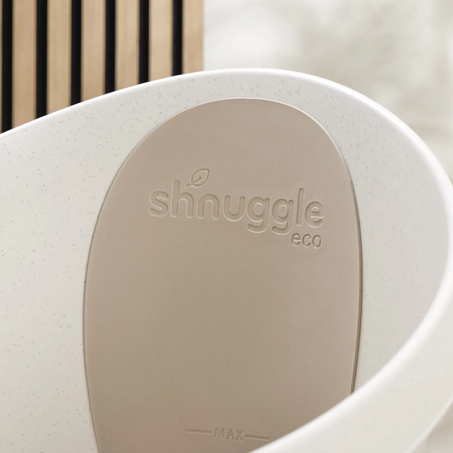 Shnuggle Eco Toddler Bath babybadekar cookies cream genbrug
