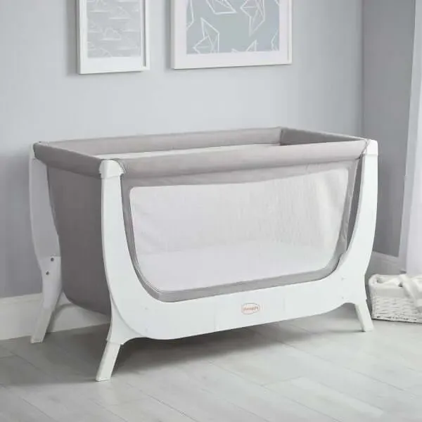 Shnuggle Air tremmeseng kit stone grey 0-2 år