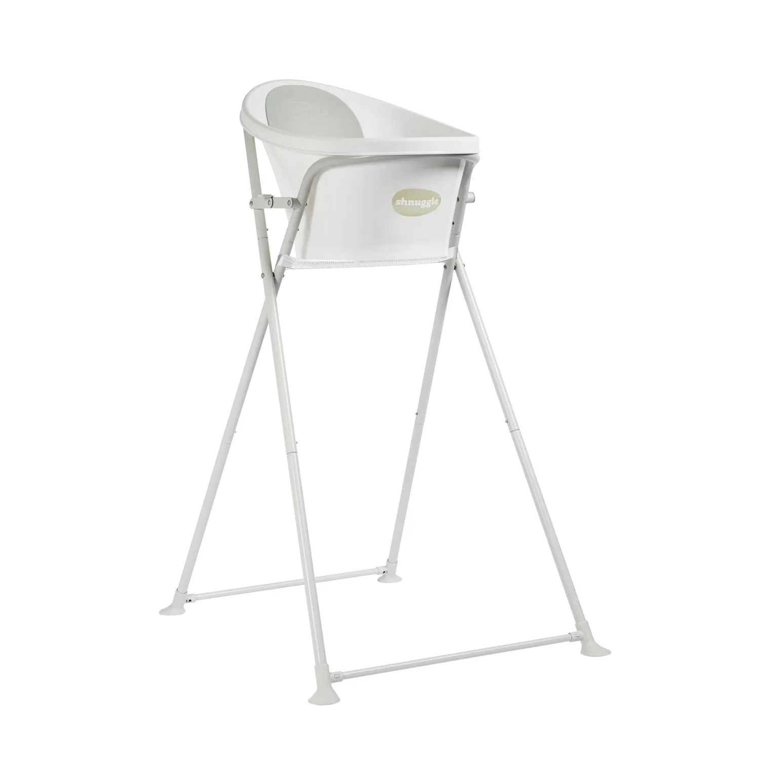 Shnuggle badestativ til babybad 0-6 mdr metal