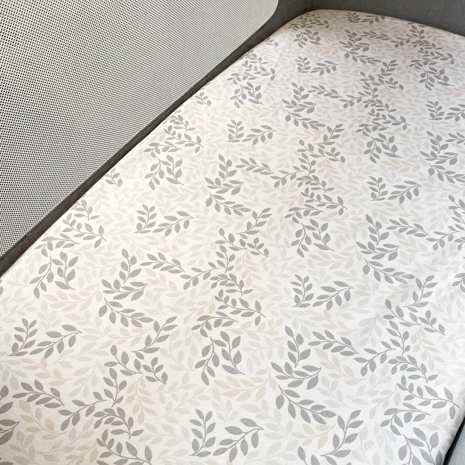 Shnuggle Air Lite Leaf lagen 2-pak grå bomuld