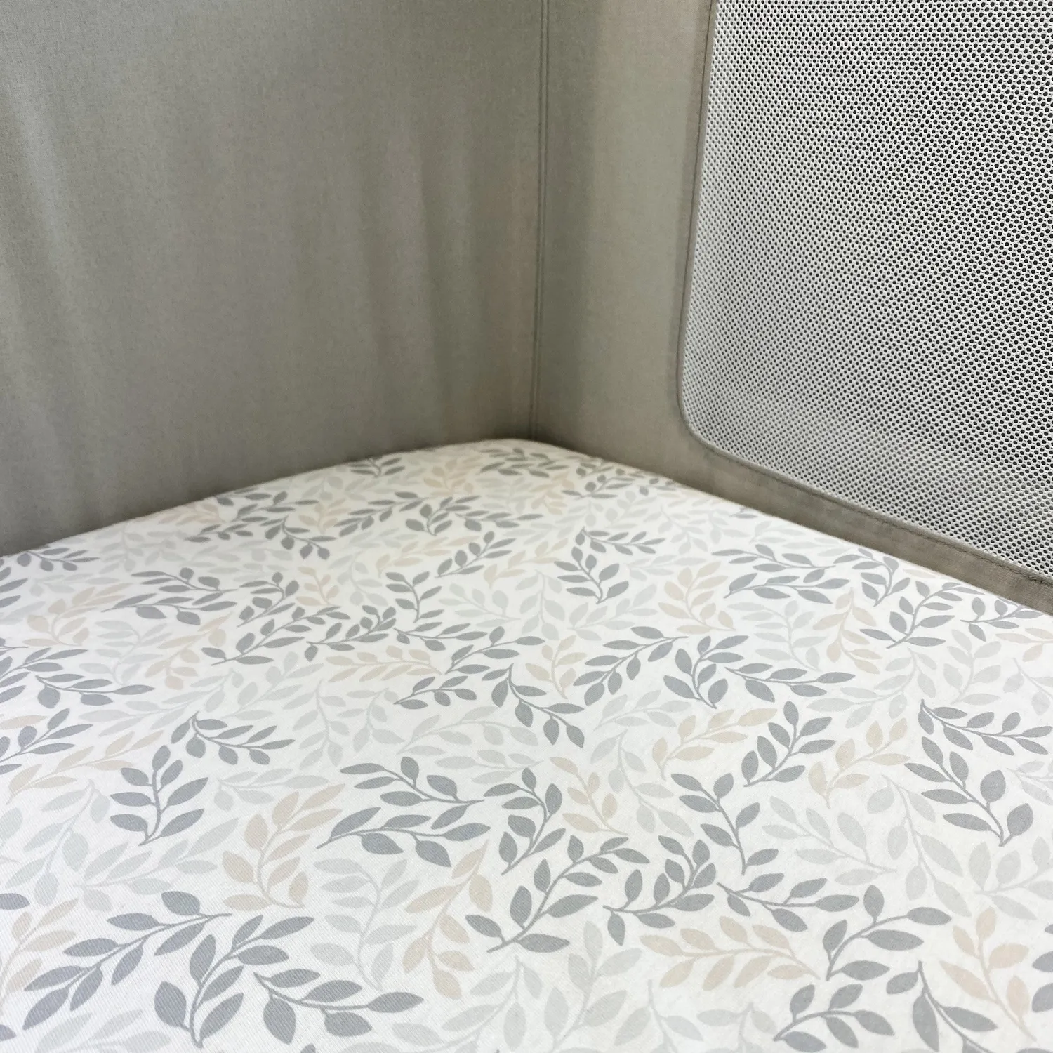Shnuggle Air Lite Leaf lagen 2-pak grå bomuld