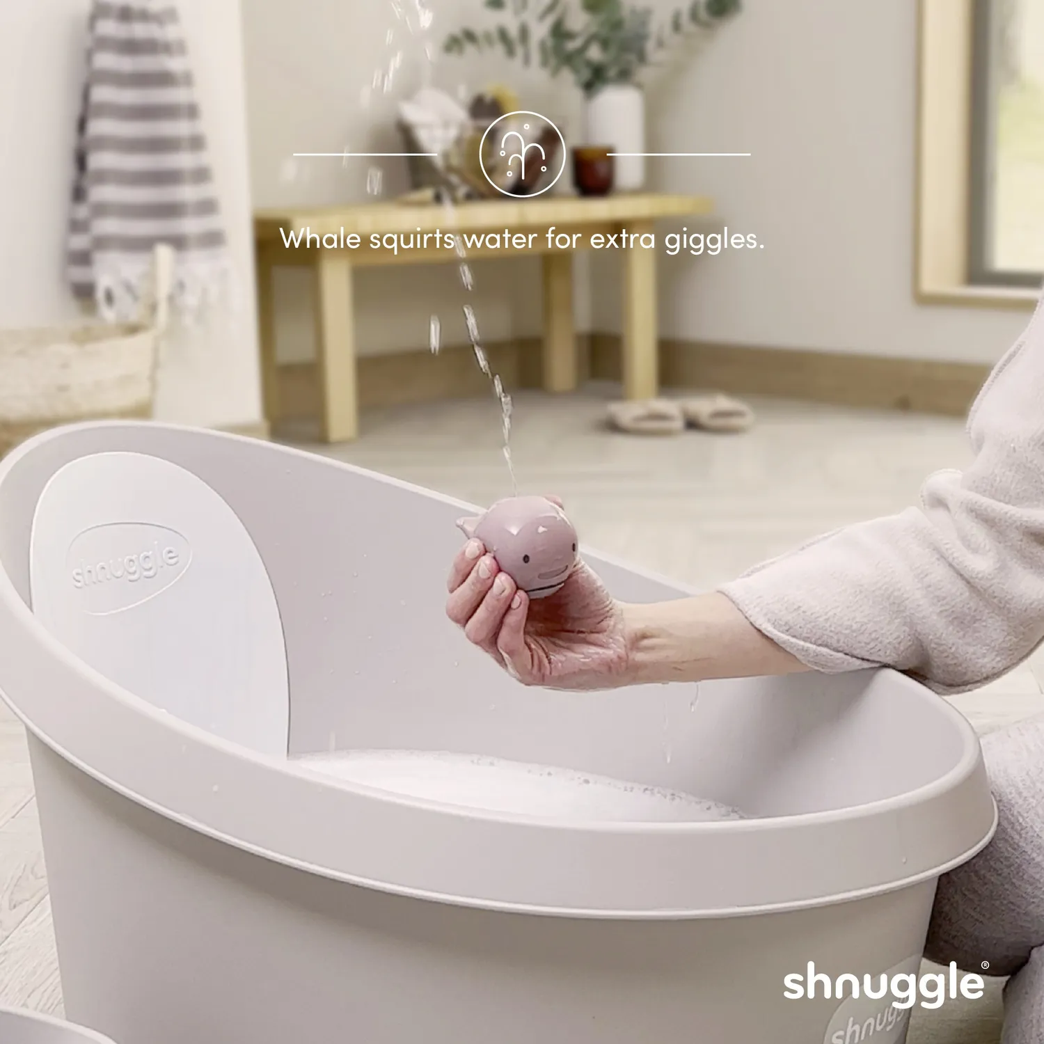 Shnuggle Bath Buddies badelegetøj 3-pak med lys