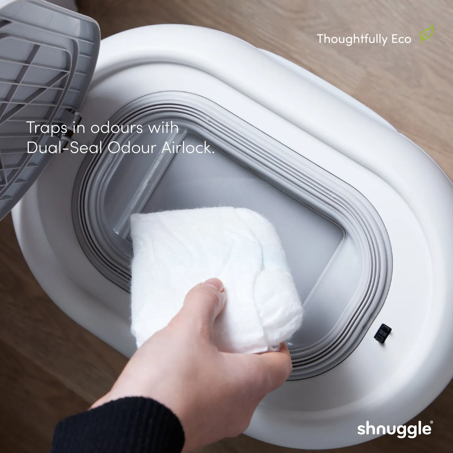 Shnuggle Eco-Touch blespand taupe uden kassette