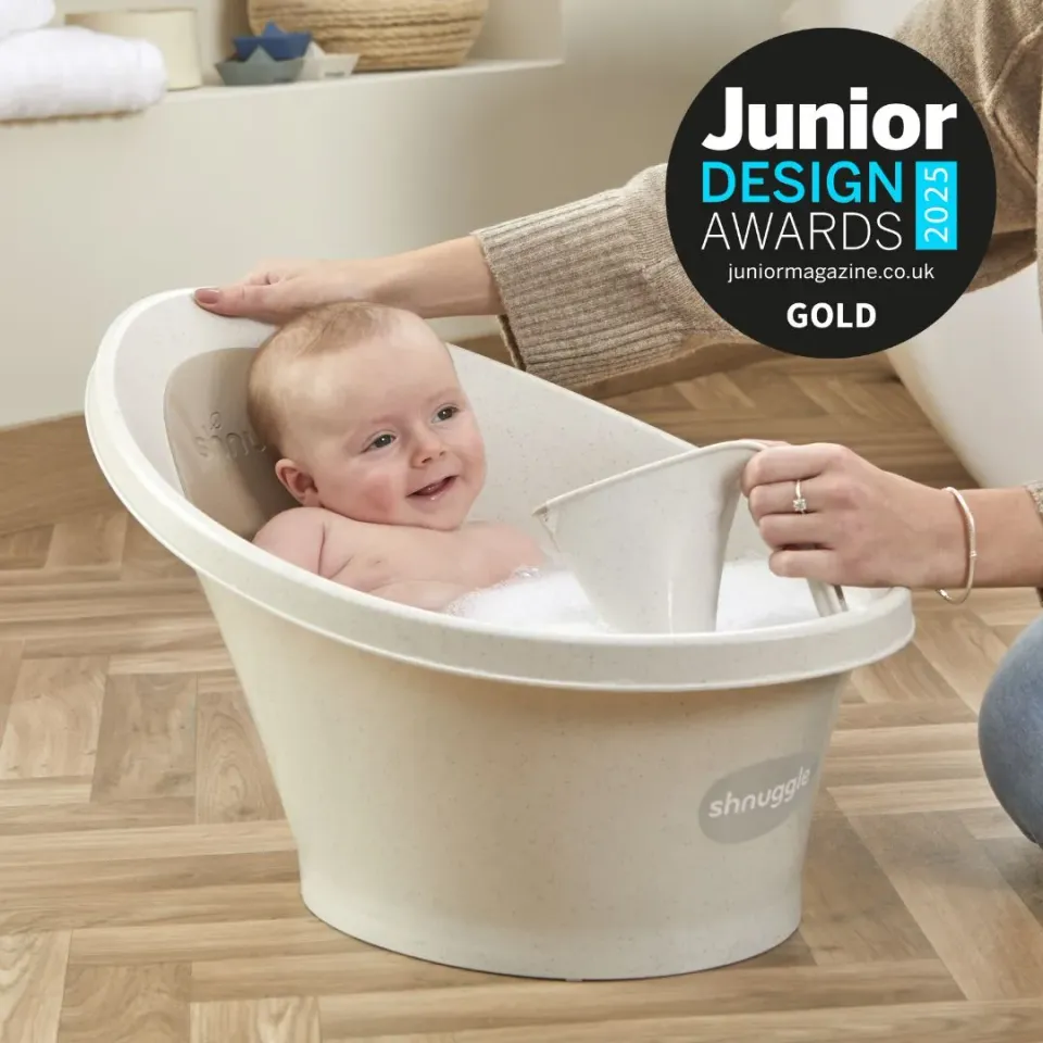 Shnuggle Eco Baby Bath badekar cookies cream genbrug