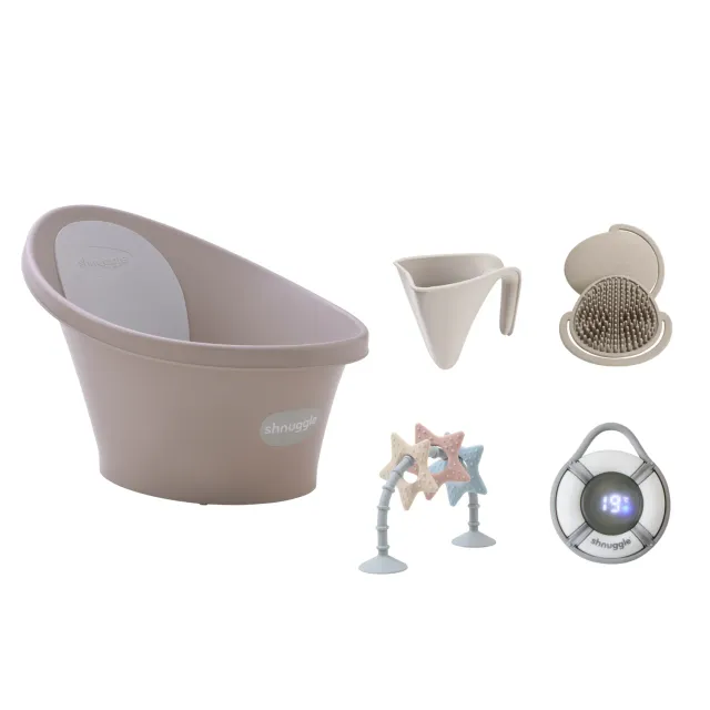 Shnuggle Baby Bath Time Bundle badesæt nyfødt
