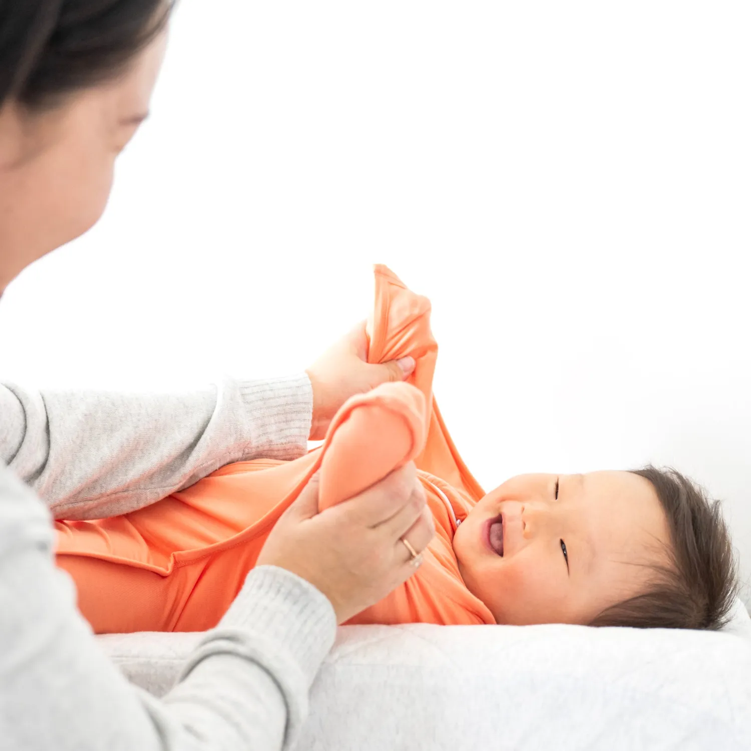 Sleeping Baby Zipadee-Zip svøb XS bambus peach fuzz 0,2 TOG